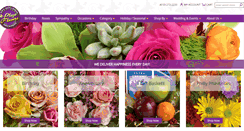 Desktop Screenshot of pflorist.com